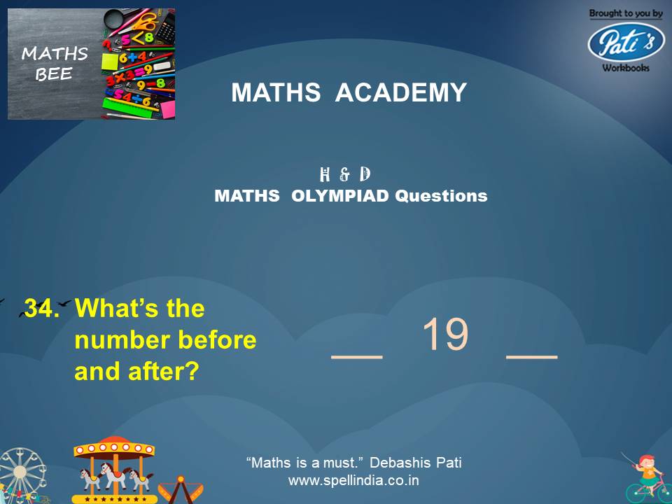 Maths Olympiad exams ... Practice Sample Questions